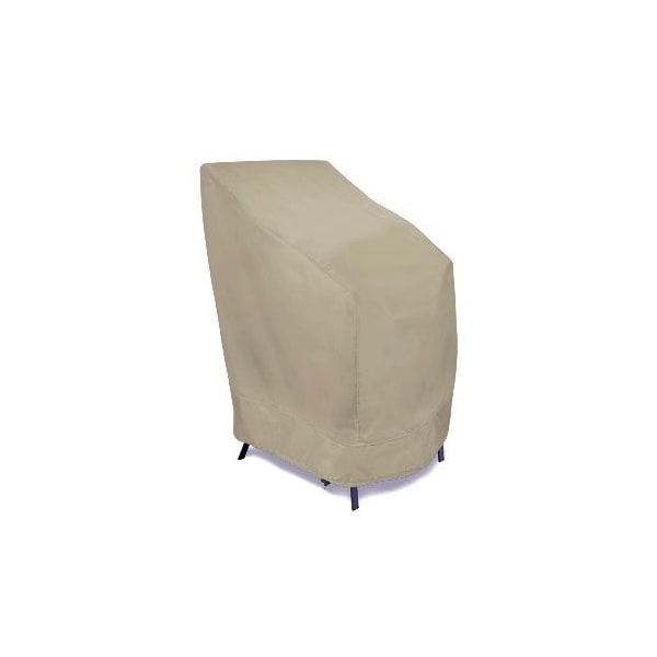 Eevelle MERIDIAN Series, Stacking Chair Cover - Khaki, 28L x 47W x 36H MDCHRSTK_28W_36D_47H-KHA - main